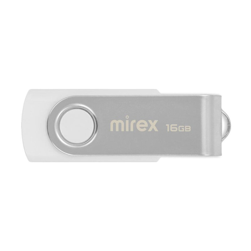 Флеш-память Mirex USB SWIVEL WHITE 16Gb (13600-FMUSWT16 )