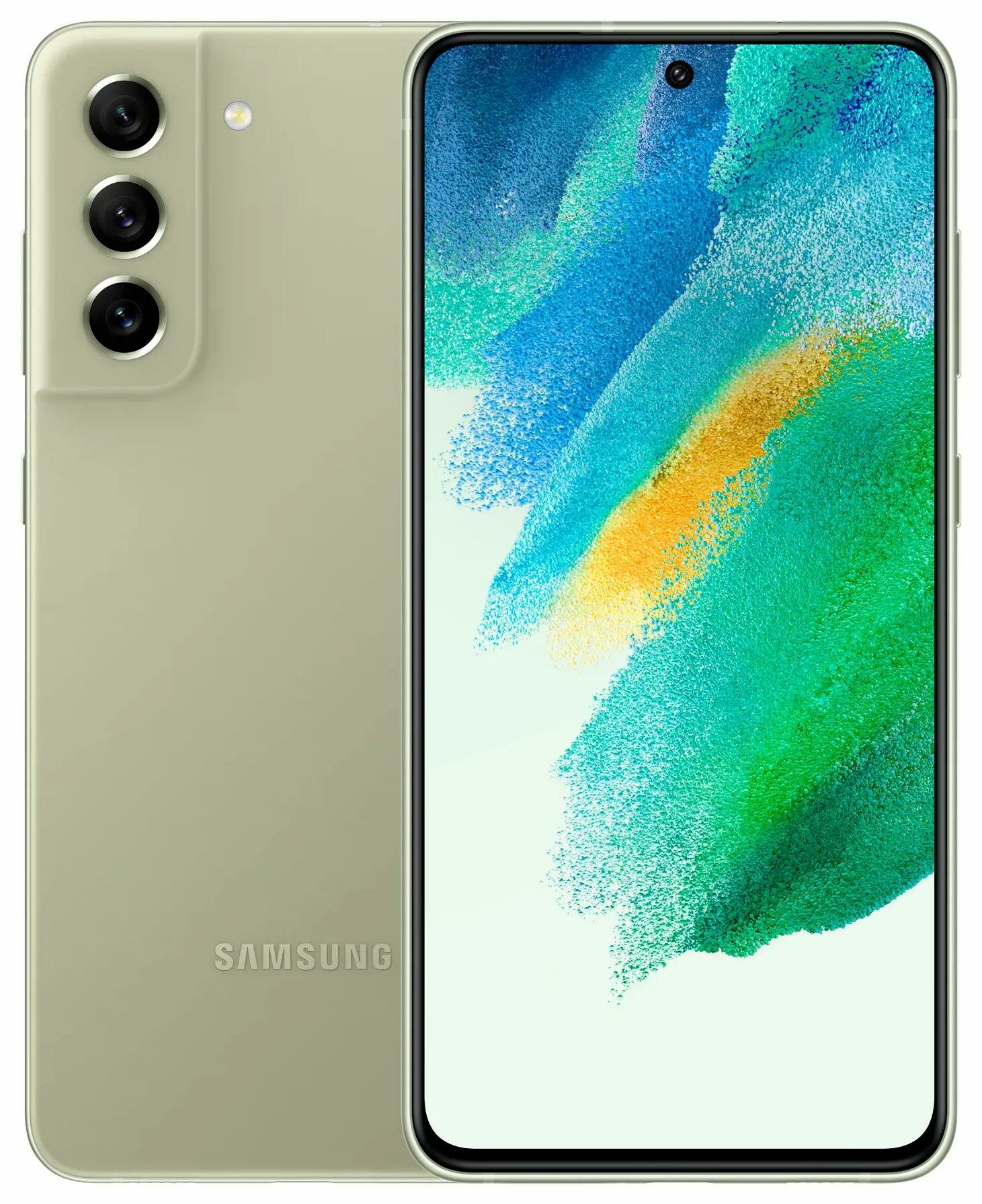 Смартфон Samsung Galaxy S21 FE SM-G990B 128Gb/6Gb, светло-зеленый