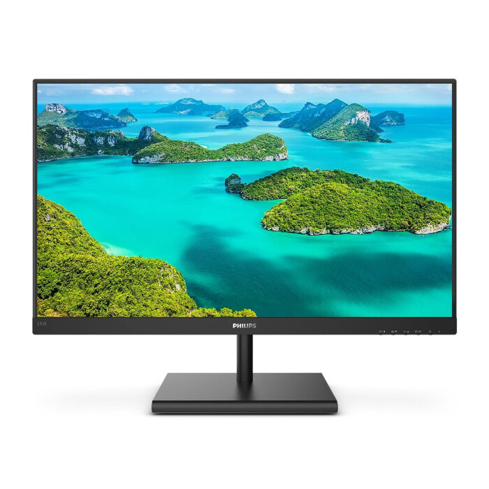 23,8" PHILIPS 245E1S (00/01) Black (IPS, 2560x1440, D-sub+HDMI+DP, 4 ms, 178/178, 250 cd/m, 1000:1) (758547)