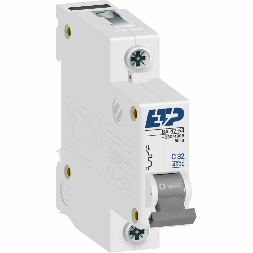 фото Автоматический выключатель ЕТР 1P