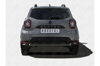 RENAULT DUSTER 2021- Защита заднего бампера d63 дуга black RDZ-003810CH RDZ-003810CH