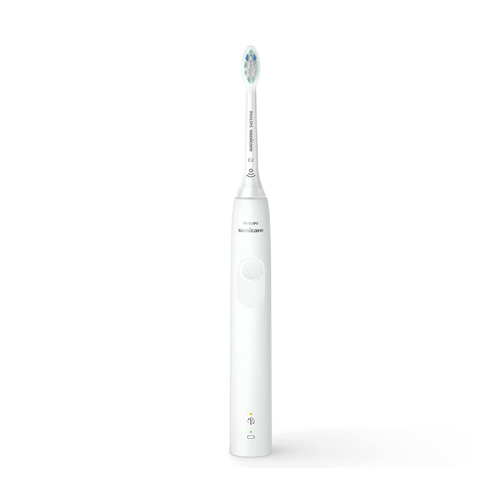 Электрическая зубная щётка Philips Sonicare 4100 Power белая (HX3681/23) - фотография № 1