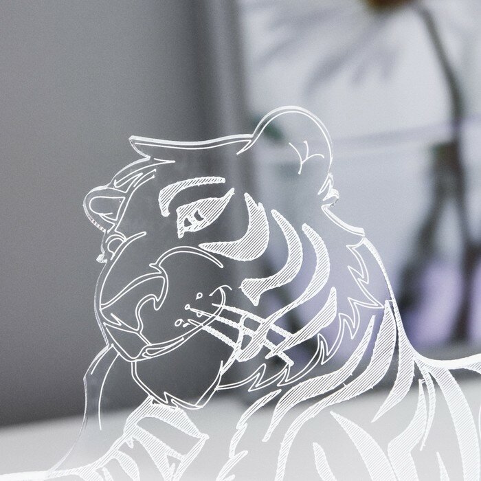 3D светильники RISALUX Светильник "Тигр" LED RGB от сети - фотография № 6
