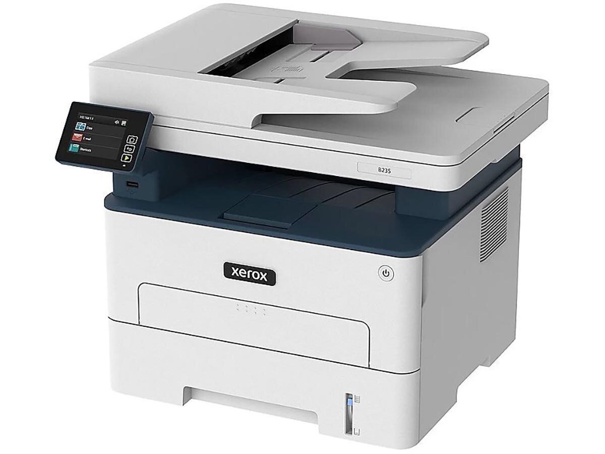 МФУ лазерное монохромное Xerox B235, A4, 34 стр/мин, 512Мб, ADF, Duplex, LAN, USB, Wi-Fi, Факс Белый B235V_DNI