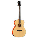 KEPMA F1E-OM Natural электроакустическая гитара, цвет натуральный, в комплекте чехол - изображение