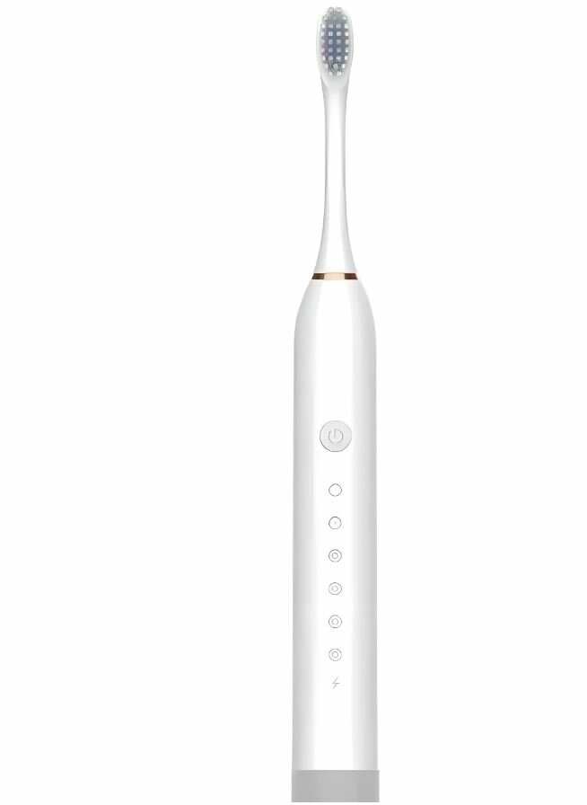 Электрическая зубная щетка SONIC TOOTHBRUSH X-3 Белая - фотография № 1