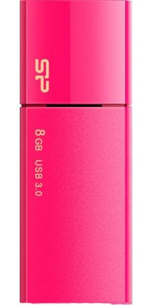 Флеш накопитель 8Gb Silicon Power Blaze B05, USB 3.0, Розовый