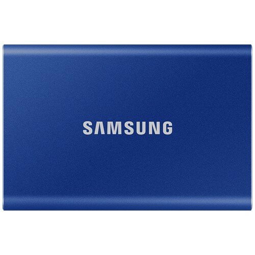 Внешний накопитель Samsung T7 SSD USB 3.2 1Tb Indigo Blue (Синий) MU-PC1T0H/WW