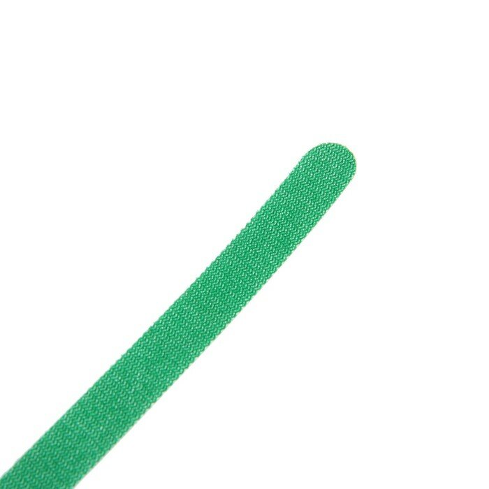 Стяжки-липучки для проводов 150Х10Х1,5 мм тундра, цвет зеленый, 10 шт. - фотография № 4