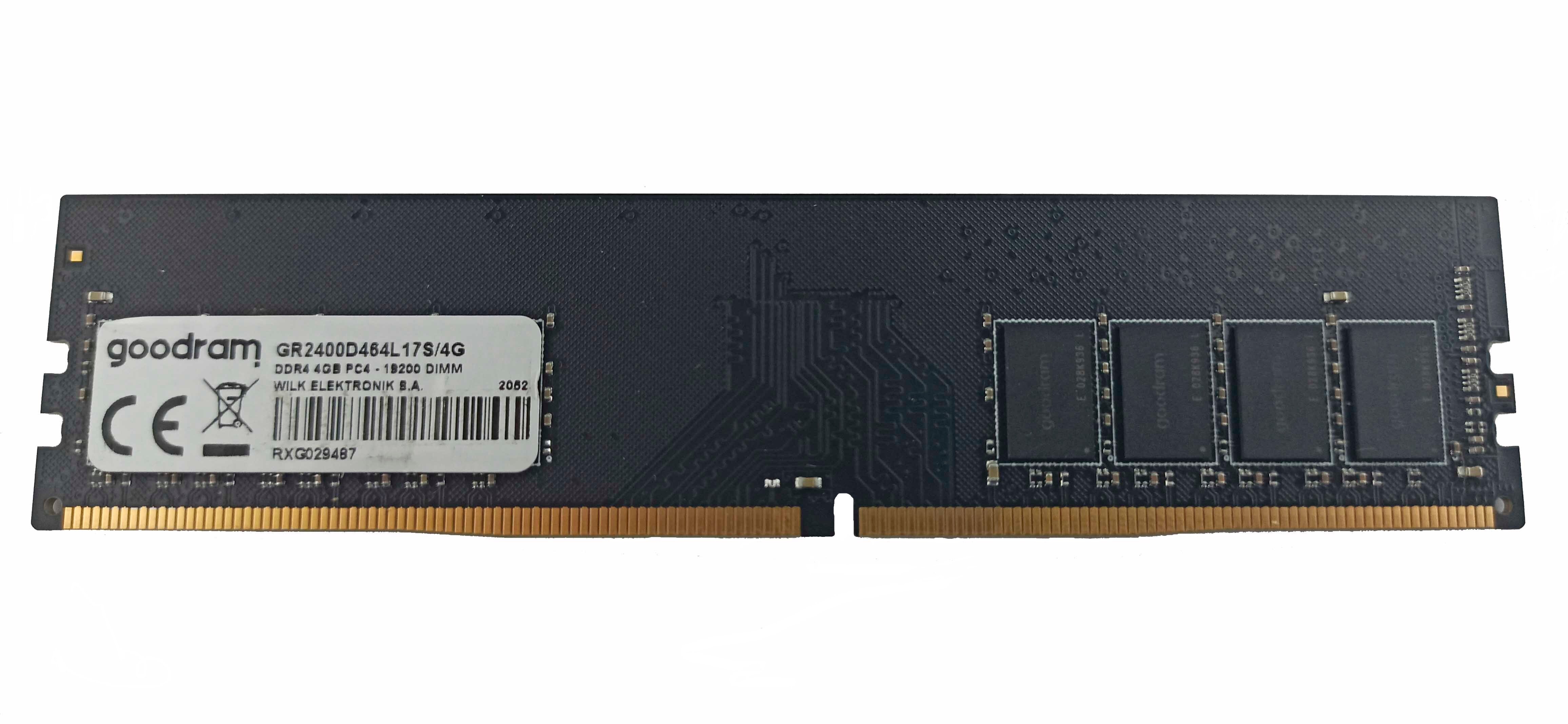 Память оперативная DDR4 4Gb PC4-19200 2400Mhz Goodram