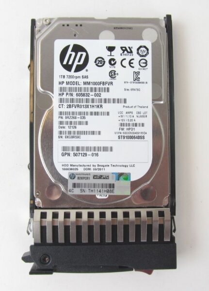   HP 605832-002 1Tb SAS 2,5" HDD