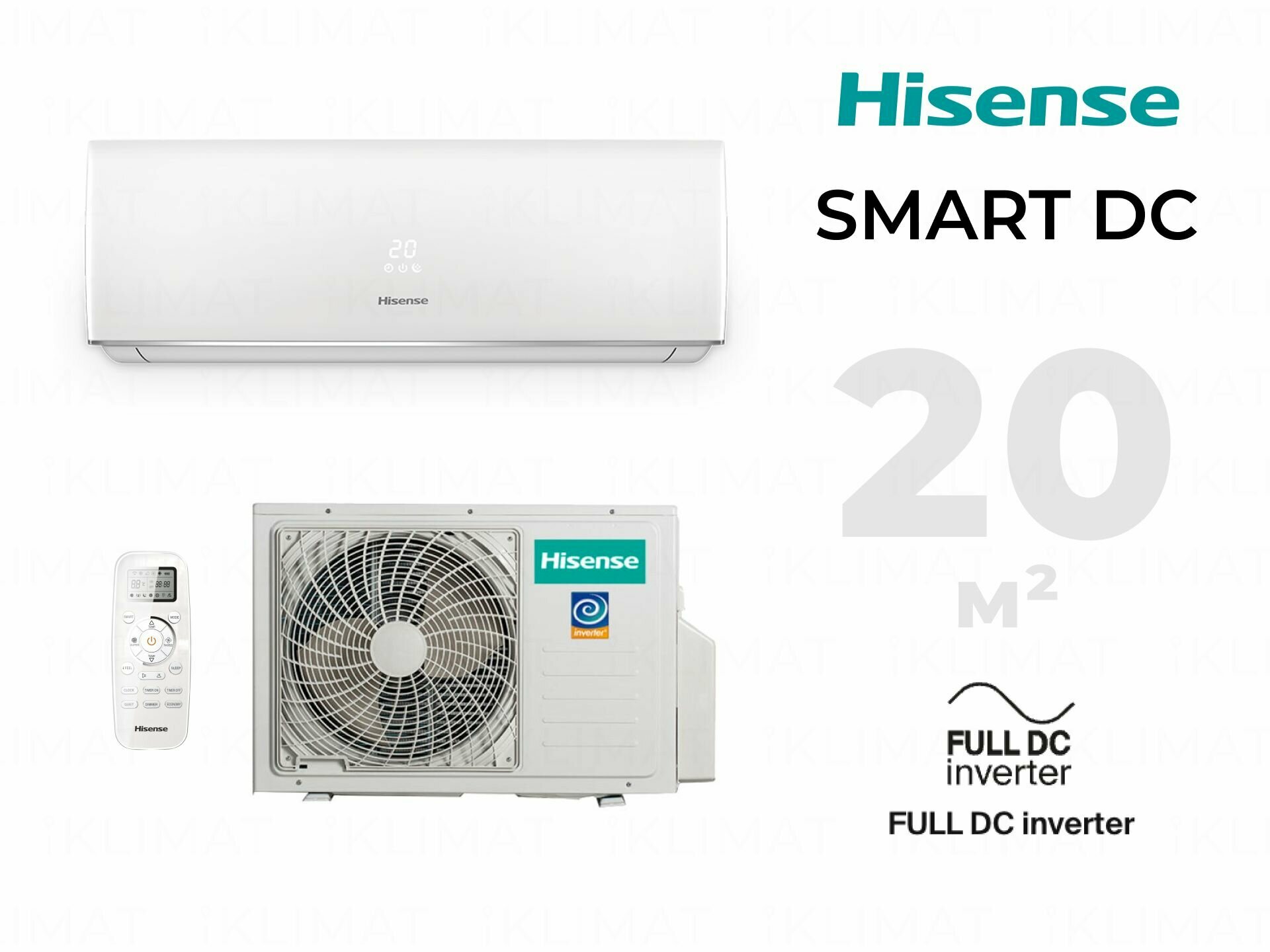   Hisense SMART DC Inverter AS-07UR4SYDDB15G/AS-07UR4SYDDB1W