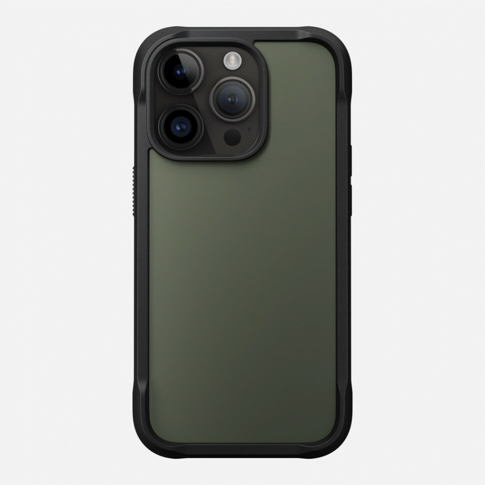 фото Чехол Nomad Rugged Case MagSafe для iPhone 14 Pro Max зеленый (Ash Green)