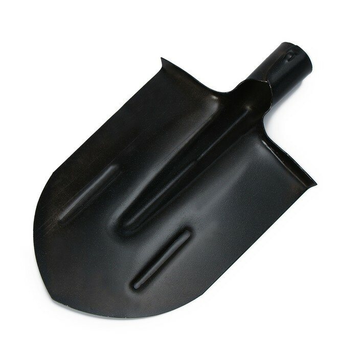 Лопата штыковая, острая, тулейка 40 мм, без черенка, микс - фотография № 2