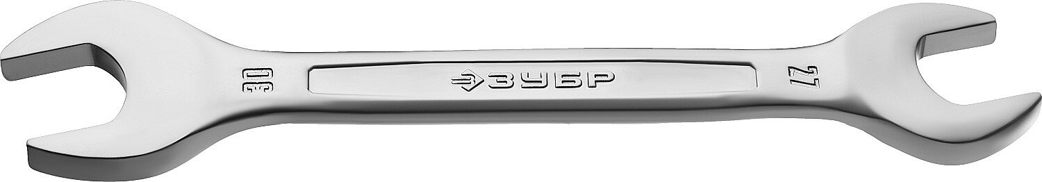 Рожковый гаечный ключ 27 x 30 мм, ЗУБР (27010-27-30_z01)