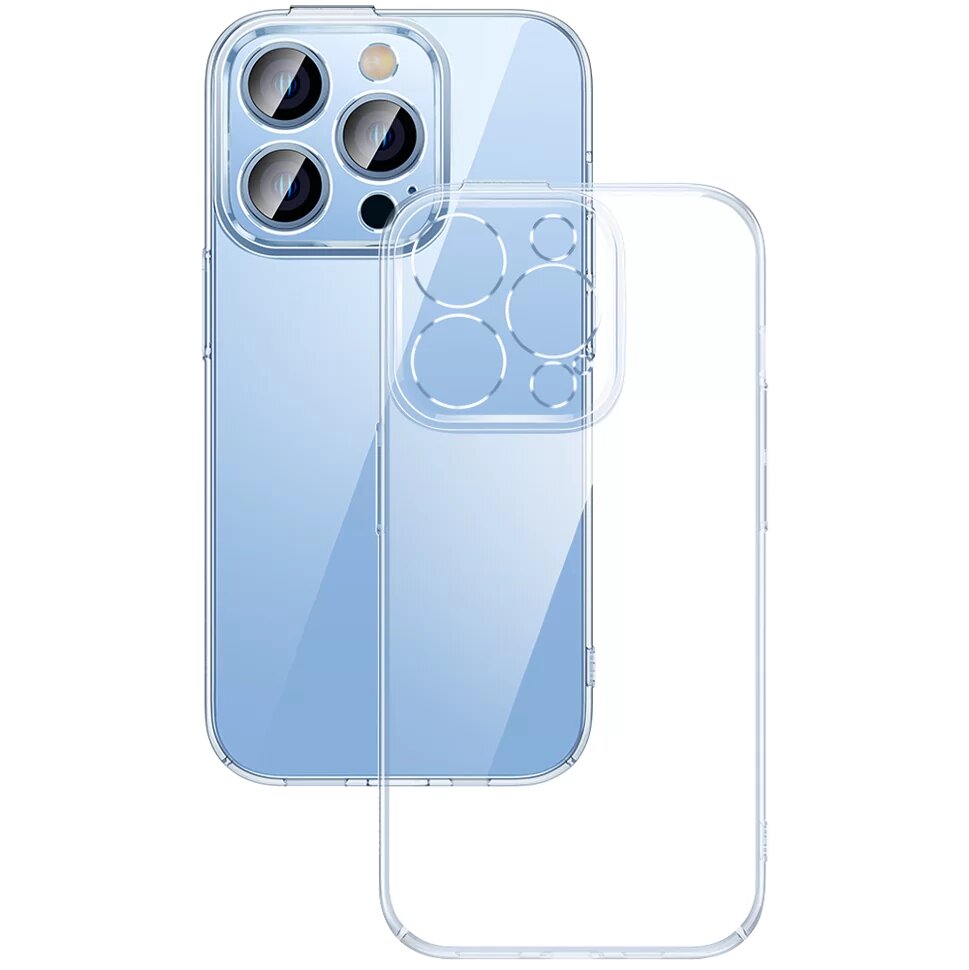 Чехол Baseus Crystal для iPhone 14 Pro (+стекло) ARJB000102