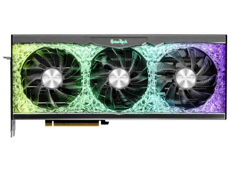 Видеокарта Palit GeForce RTX 4070Ti GameRock Classic OC 12GB 2760MHz PCI-E 4.0 12288Mb 21000MHz 192-bit HDMI 3xDP NED407TH19K9-1046G