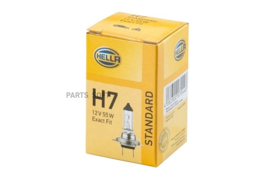 BEHR-HELLA Лампа HELLA галогеновая H7 PX26D 55W