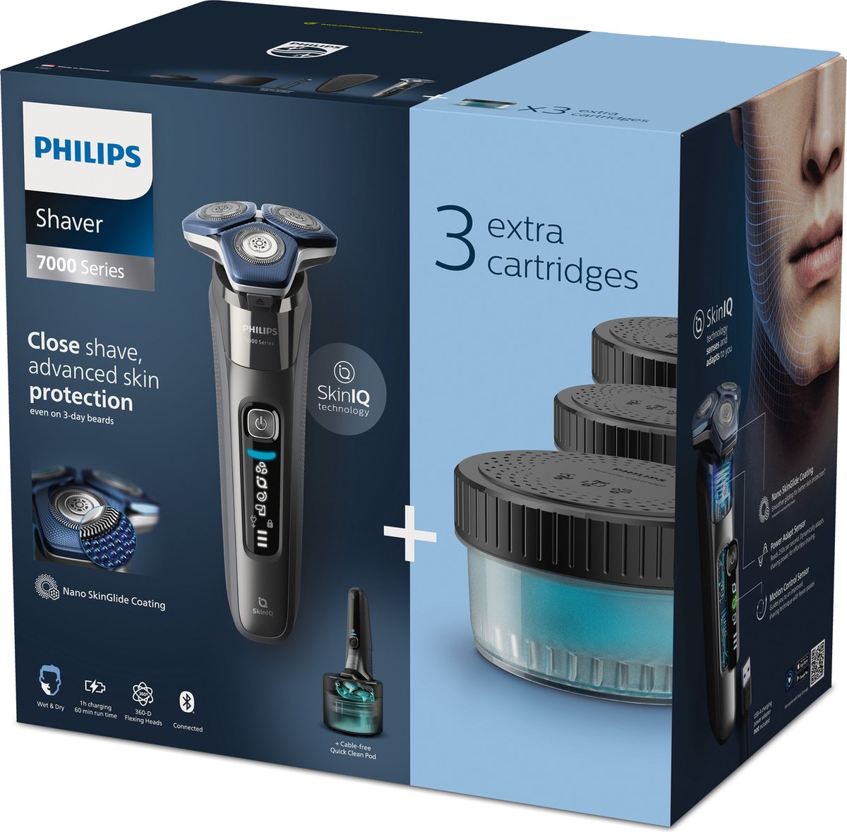 Электробритва Philips Shaver Series 7000 S7887/63 - фотография № 2