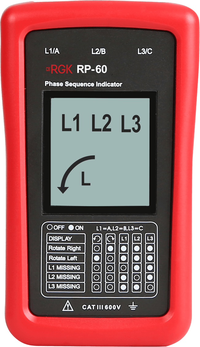 Индикатор чередования фаз RGK RP-60