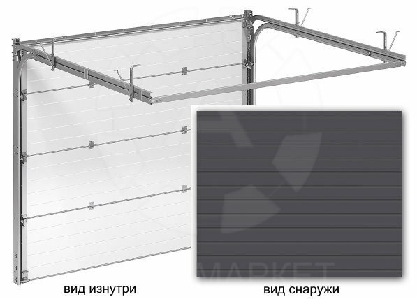 Ворота секционные подъемные