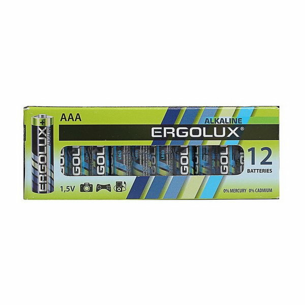 Батарейка алкалиновая AAA, LR03-12BOX