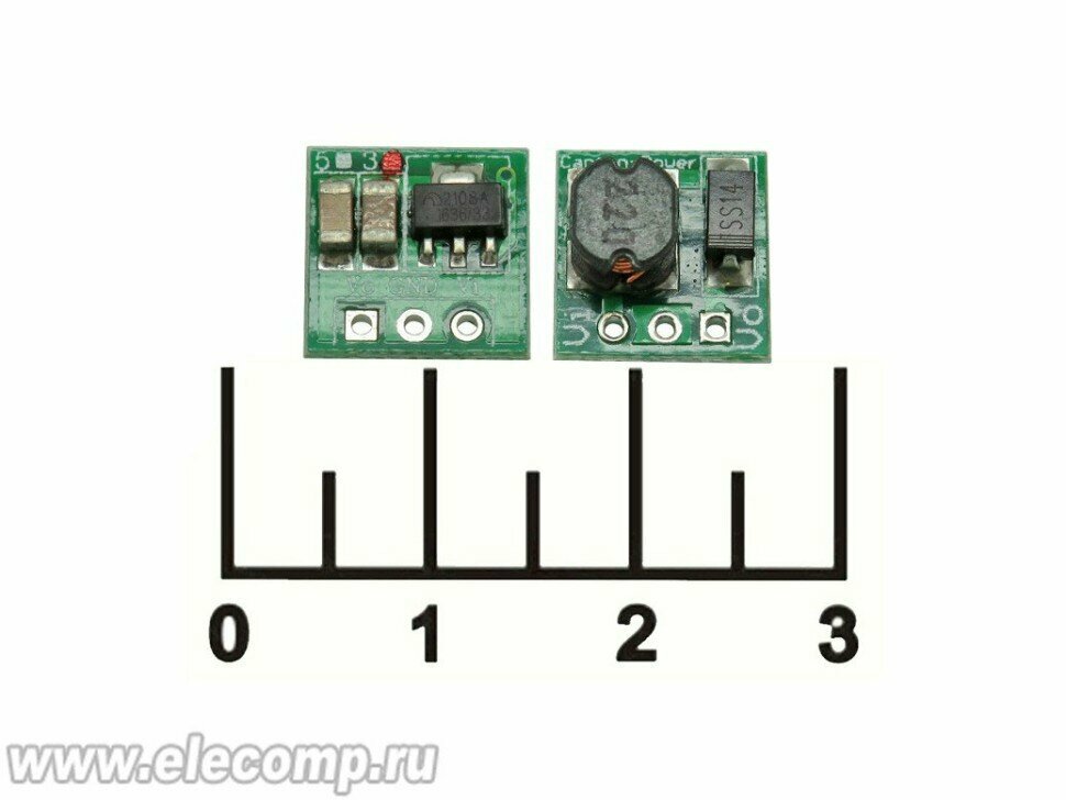 Преобразователь DC/DC вход 1-3.3V/выход 3.3V 0.5A (повышающий)