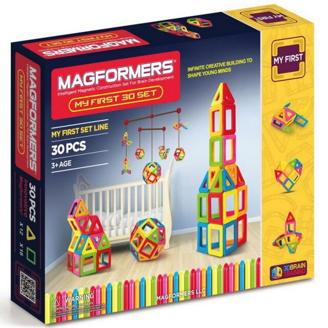 Magformers Магнитный конструктор для малышей Magformers My First 30 деталей 702001