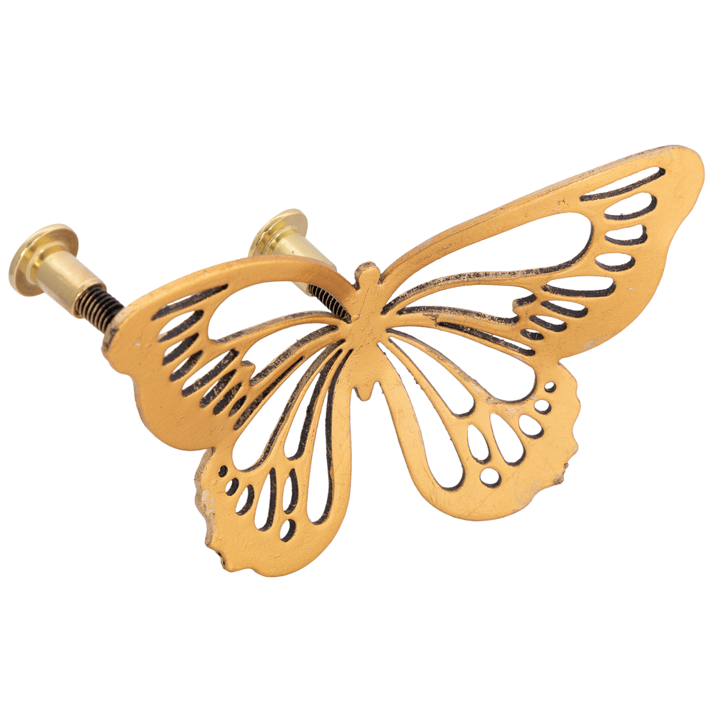 Ручка мебельная BOGACHO Бабочки 110 бронзового цвета - фотография № 10
