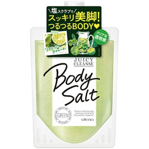 Солевой скраб для тела Освежающий лайм UTENA Green, 300гр
