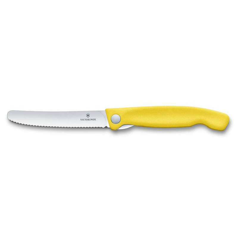 Victorinox Нож складной для овощей SwissClassic 11 см желтый (6.7836.F8B)