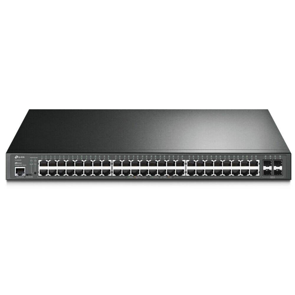 Коммутатор TP-LINK TL-SG3452P JetStream 2 го уровня 48xGbLAN PoE+ 4xSFP