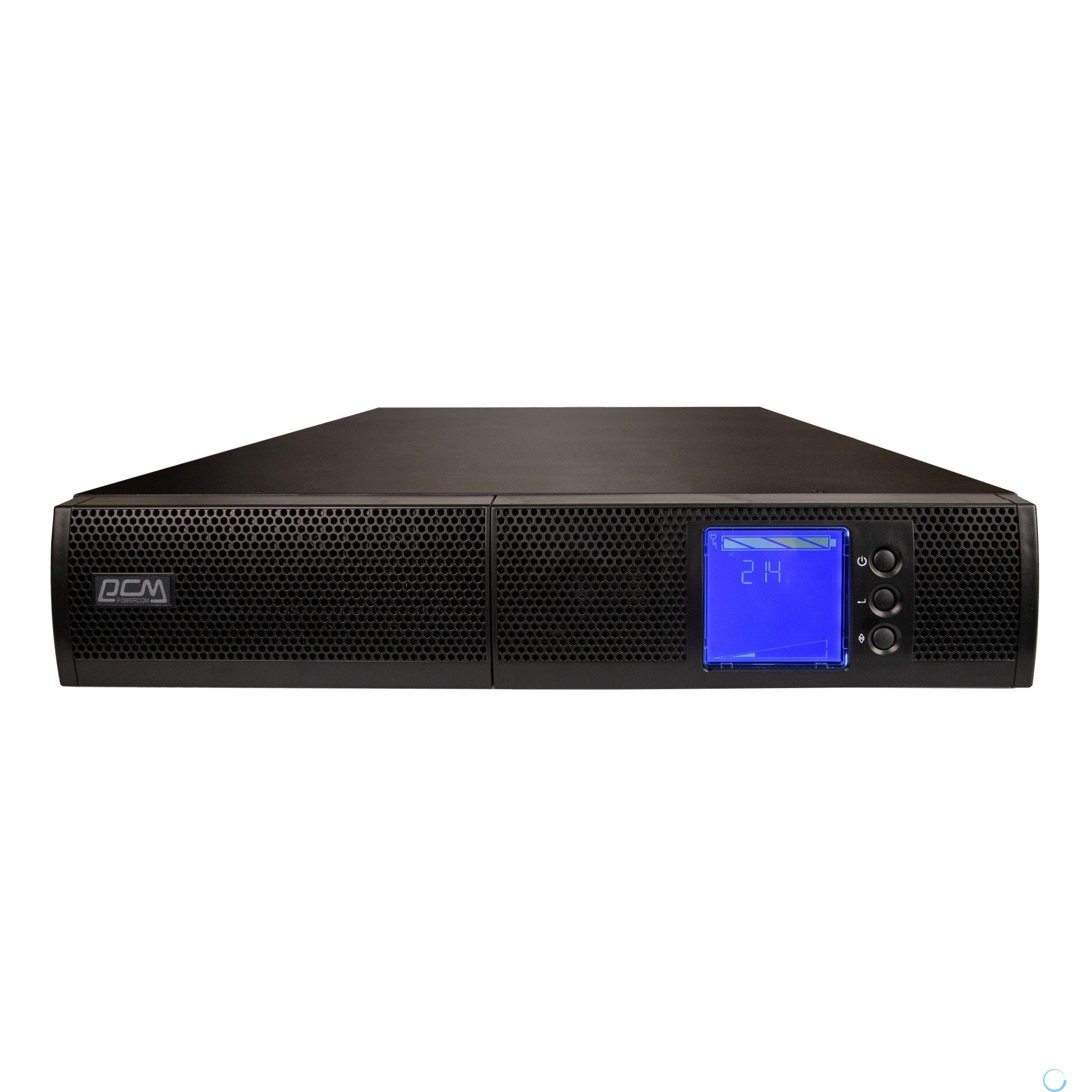 ИБП UPS PowerCom SENTINEL SNT-1000 On-Line, 1000VA / 1000W, Rack/Tower, IEC, LCD, RS-232/USB, SmartSlot