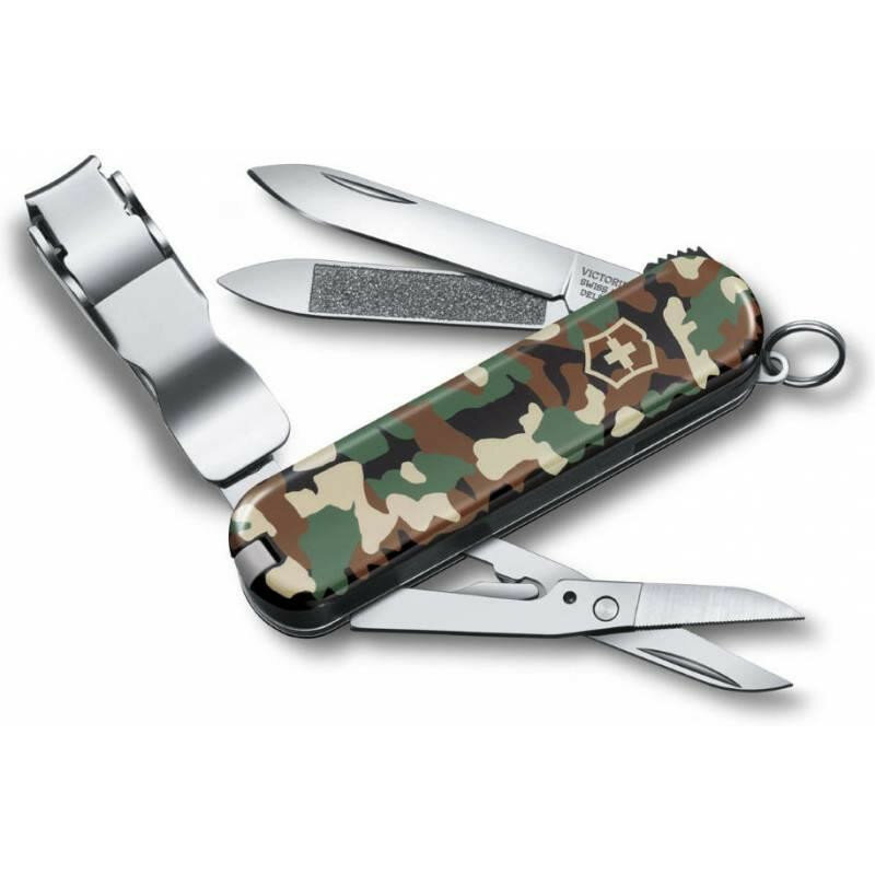 Victorinox швейцарский нож перочинный Nail Clip 580 65мм 8 функций камуфляж (0.6463.94)