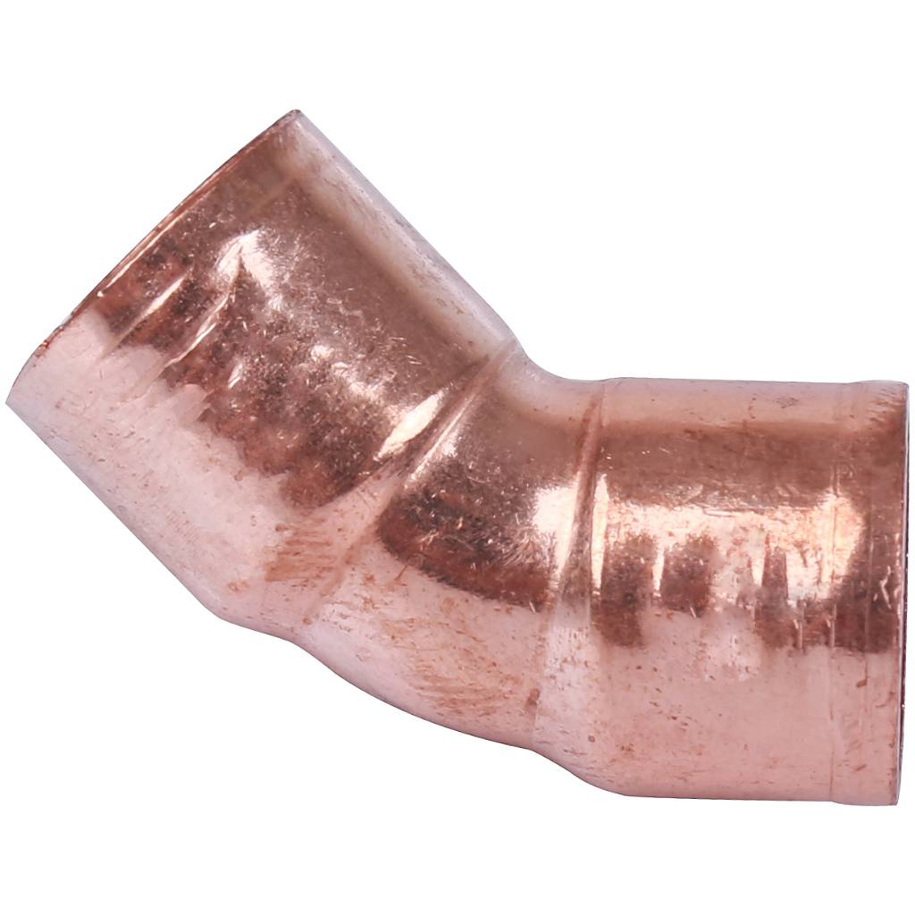 фото Угол медный 45° под пайку 54 мм двухраструбный (серия 95041) Hailiang