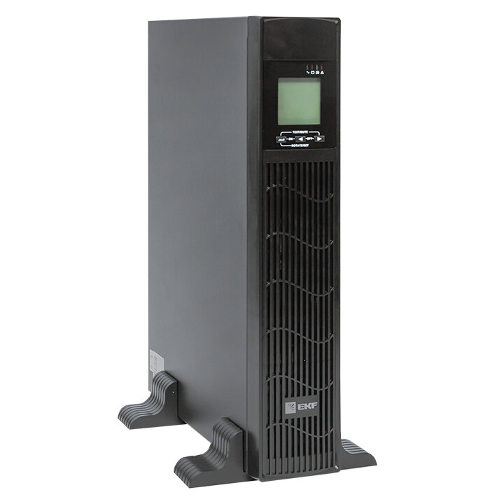 Источник Бесперебойного Питания Линейно-интерактивный E-Power PSW 600 1000 ВА- 800 Вт , для монтажа в стойку, c АКБ 2 х 12В-7 Ач, USB, RJ45,3хСE13