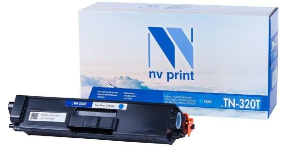 Картридж NV-Print TN-320T для Brother HL-4140CN HL-4150CDN HL-4570CDW DPC-9055CDN DPC-9270CDN MFC-9460CDN MFC-9465CDN MFC-9970CDN 1500стр Голубой