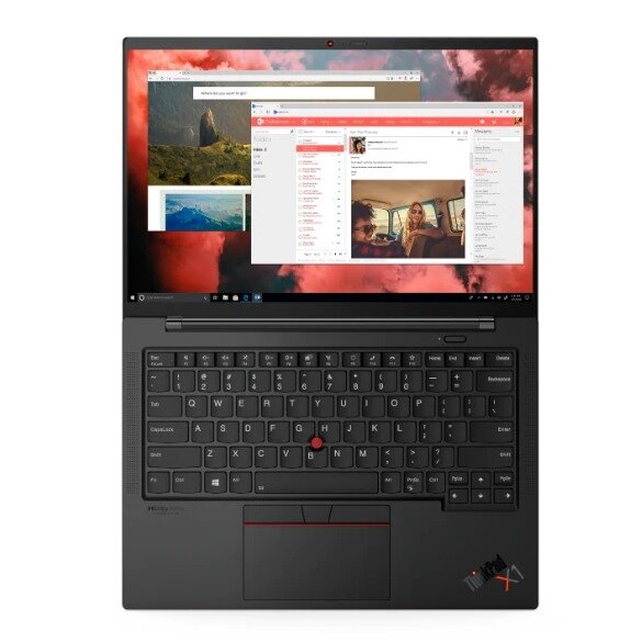 Lenovo Ноутбук Lenovo ThinkPad X1 Carbon G9 20XW00GWCD Black 14" {WUXGA i7-1165G7/16Gb/512Gb SSD/LTE/W11/pi.}