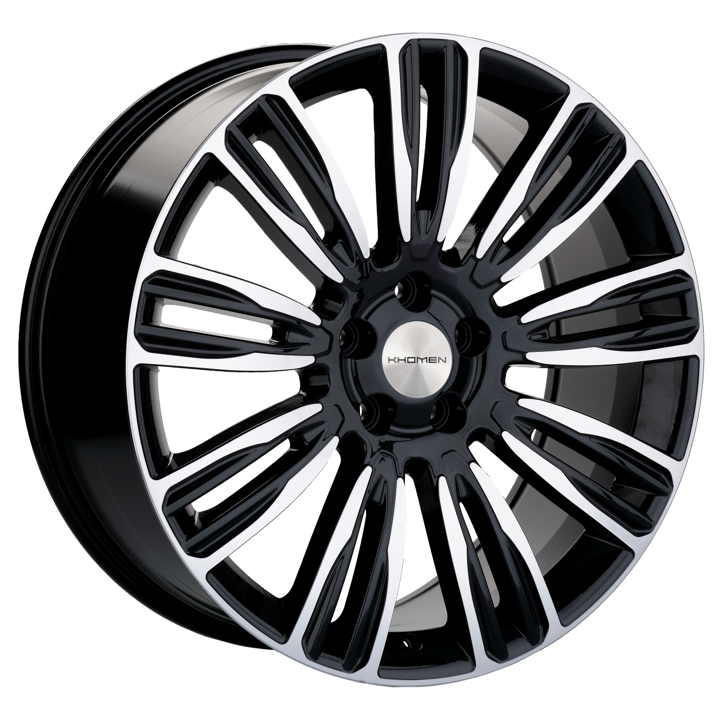 Khomen Wheels KHW2004 8.5x20 5x120 ET45 Dia72.6 Black-FP ()