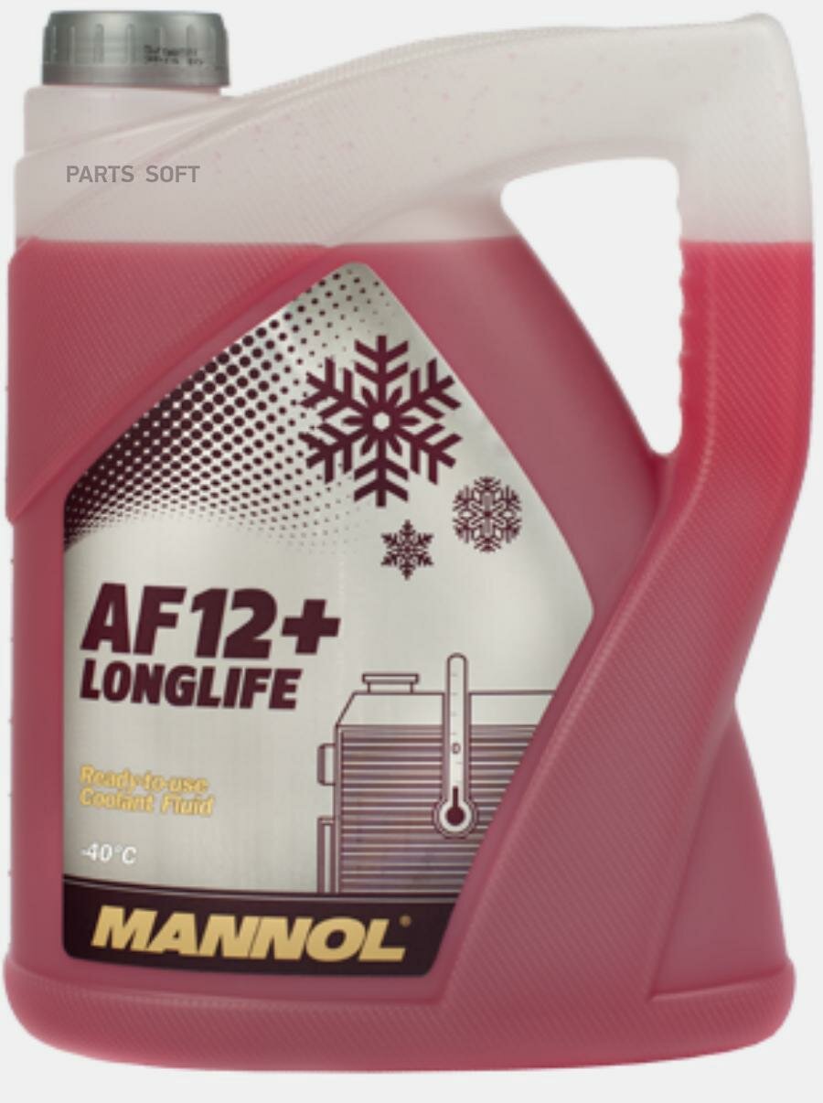 Антифриз MN AF12+ ANTIFREEZE (-40C) 5L MANNOL 2039 | цена за 1 шт