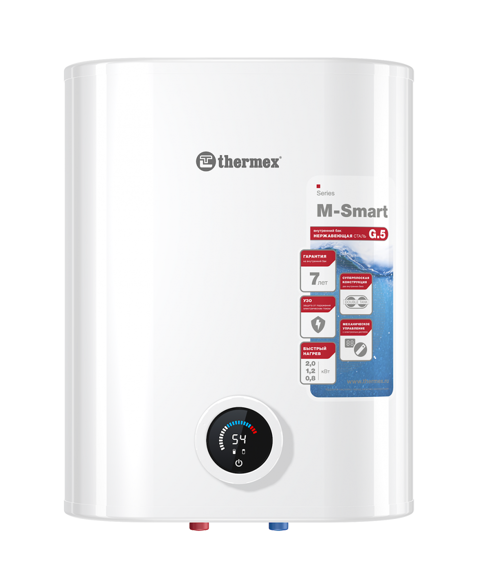 Накопительный электрический водонагреватель Thermex M-SMART MS 30 V (pro)