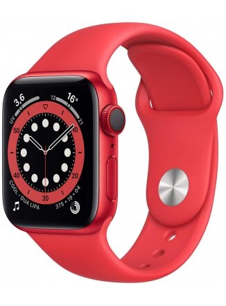 Умные часы Apple Watch Series 6 GPS 40 мм Aluminum Case with Sport Band (M00A3), (PRODUCT)RED