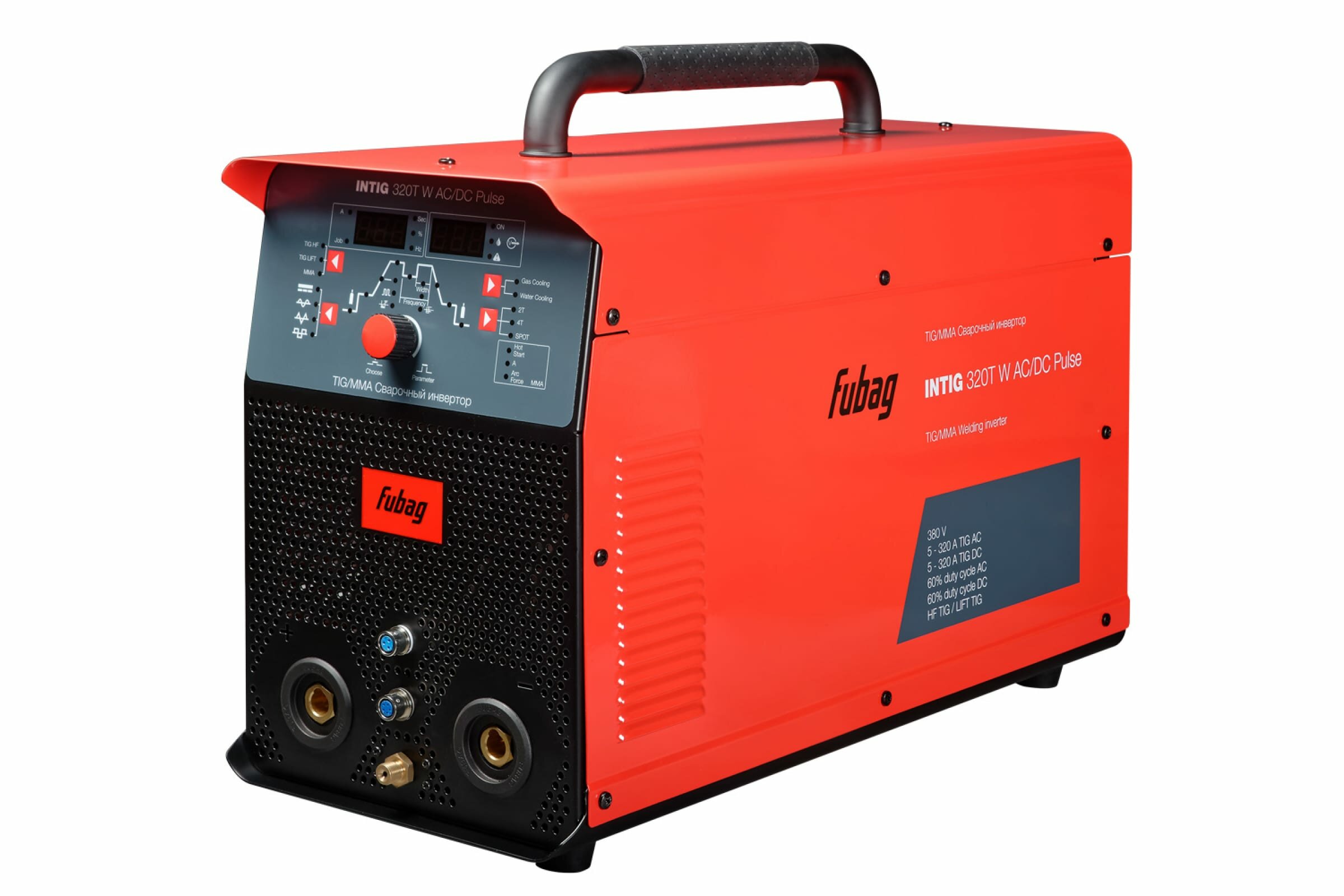 Fubag Инвертор сварочный INTIG 320 T W AC/DC PULSE (31455) + Горелка FB TIG 26 5P 4m