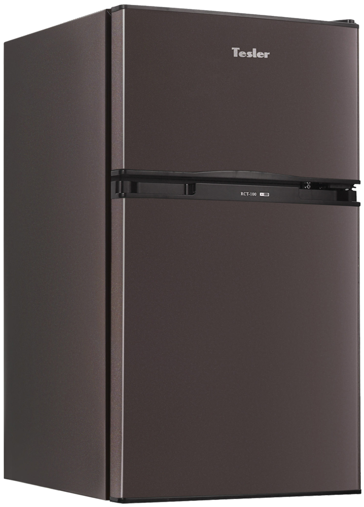 Холодильник Tesler RCT-100 Dark Brown .