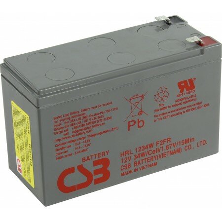 Аккумулятор для ИБП CSB Battery HRL1234W F2FR (12В/9 А·ч)