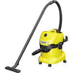 Пылесос Karcher WD 4 V-20/4/35, желтый, сухая и валжная уборка - изображение