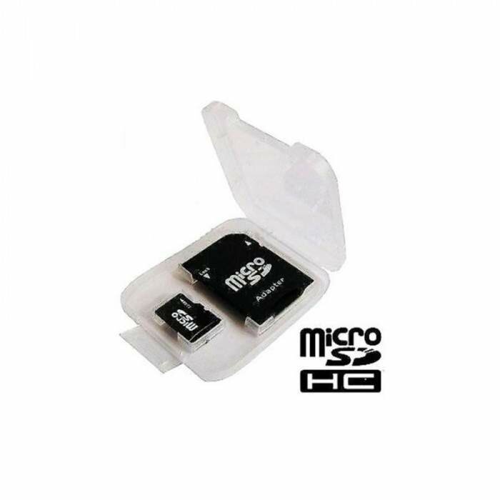 Кейс жёсткий для карт памяти SD + microSD пластиковый