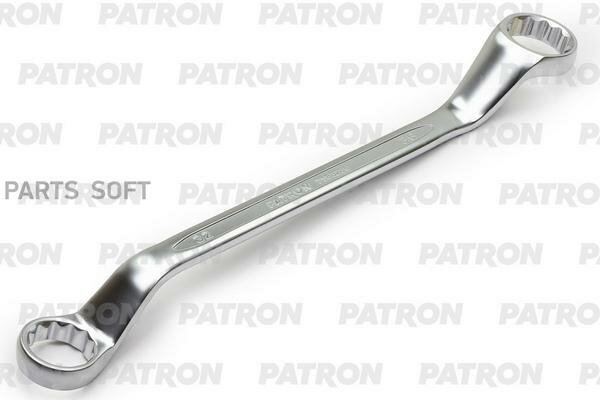 Ключ накидной изогнутый на 45 градусов, 32х36 мм PATRON P-7583236 | цена за 1 шт