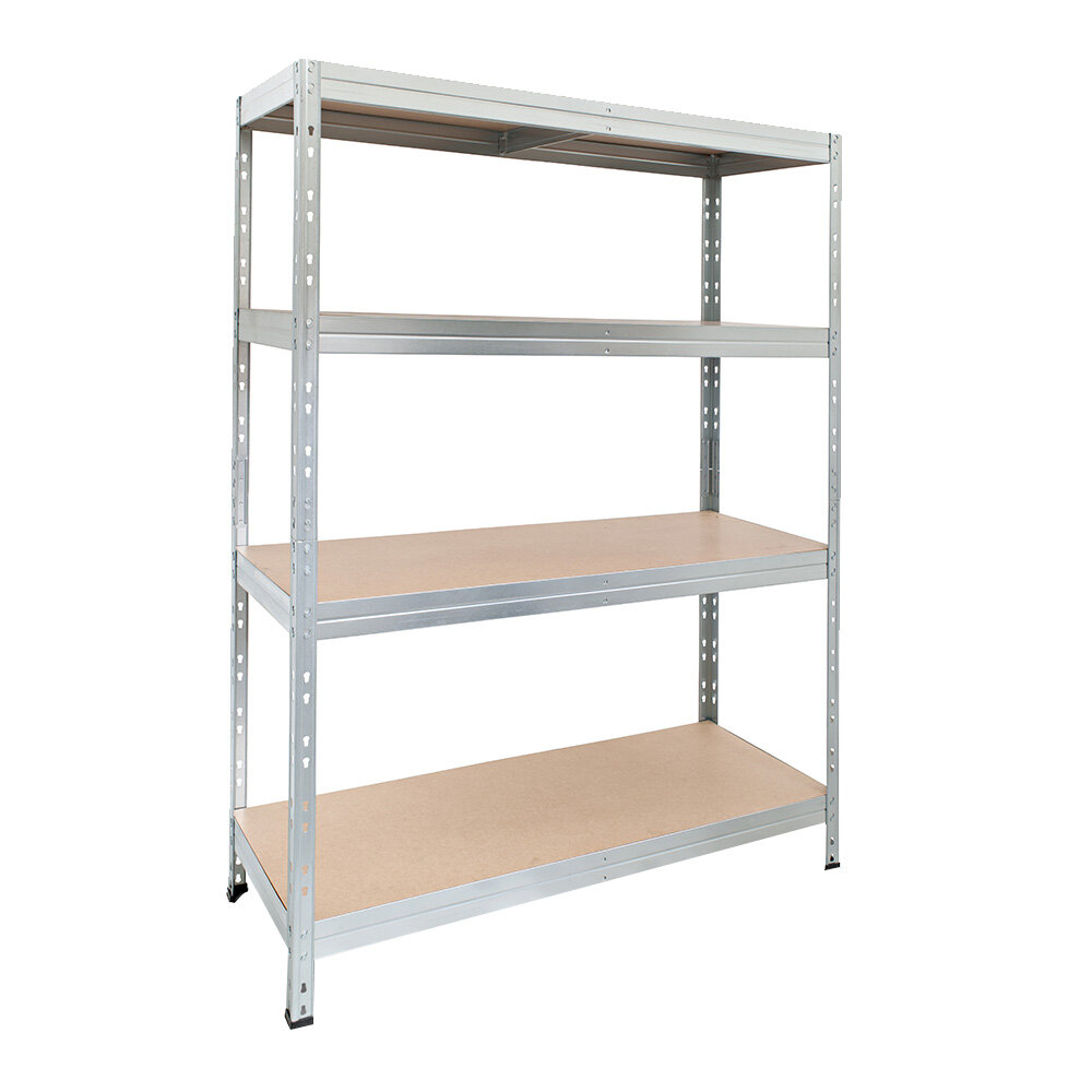 Стеллаж металлический серый AR Shelving Rivet Stabil 1800x1200x900 мм 4 полки