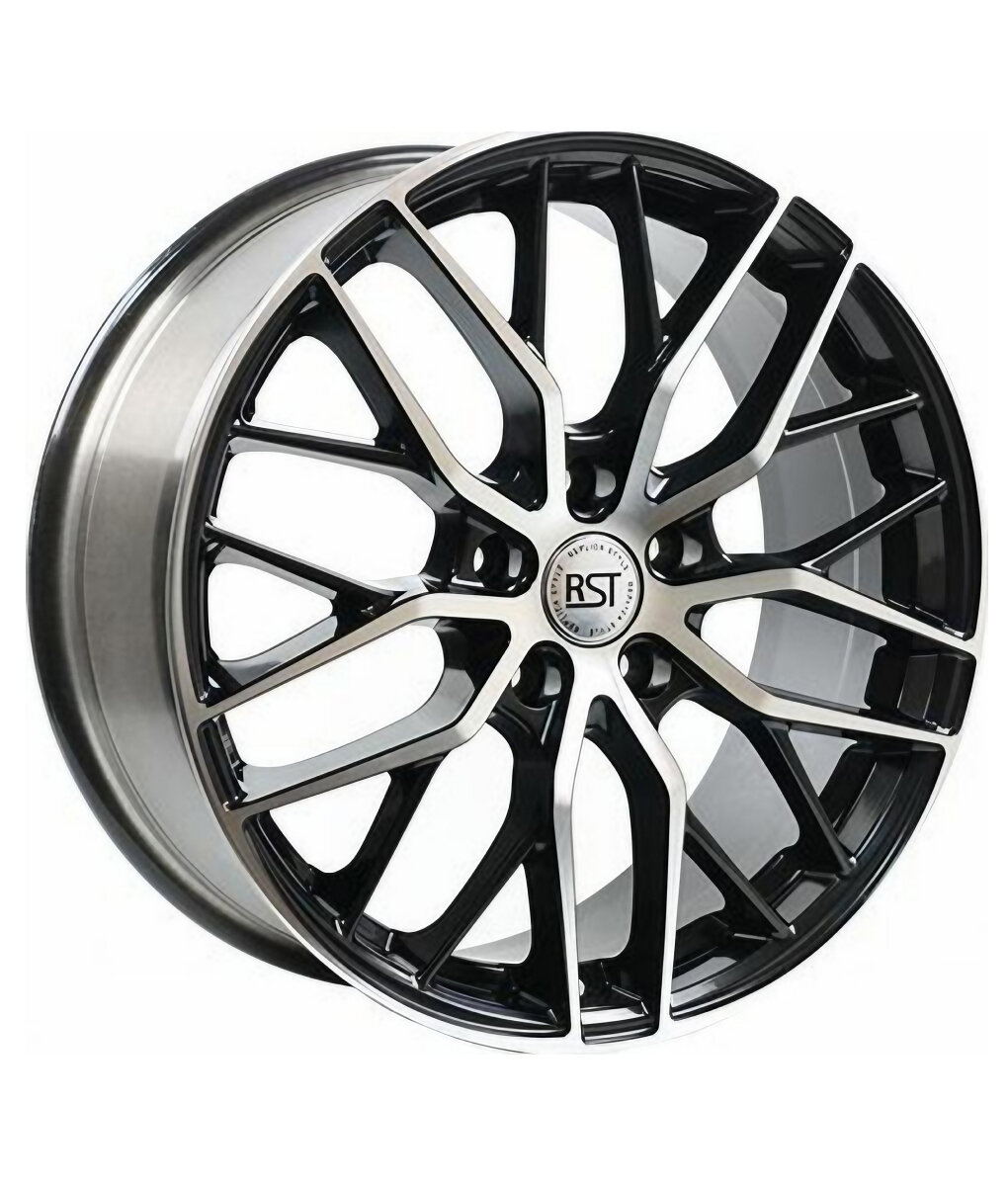 RST R008 7.5x18 5x114.3 ET45 DIA60.1, Матовый черный с проточкой